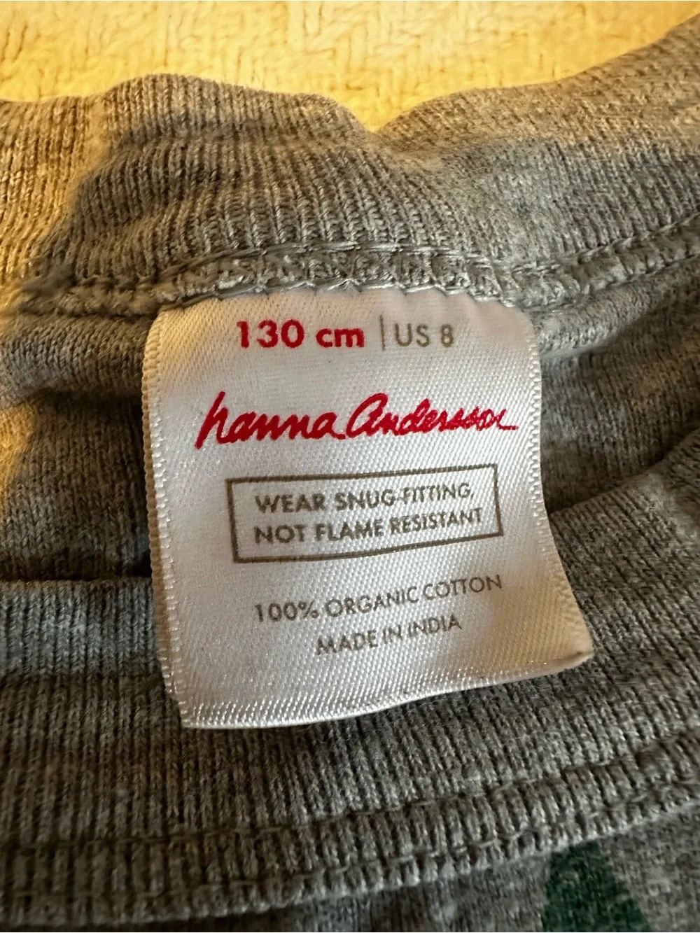 Hanna Andersson Kids Organic Christmas Pajama Set, US 8, EU 130 cm
